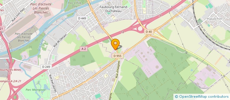 localisation de l'entreprise MONSIEUR GEOFFREY GLAUDEL  HAULCHIN