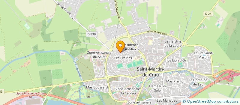 localisation de l'entreprise MONSIEUR GEOFFREY GOBIN à SAINT-MARTIN-DE-CRAU