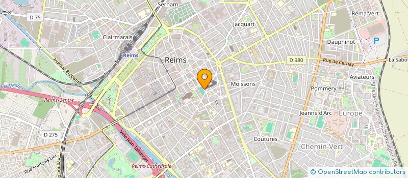 localisation de l'entreprise MONSIEUR GEOFFREY GONDOUIN  REIMS