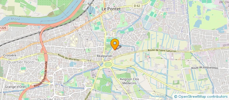 localisation de l'entreprise MONSIEUR GEOFFREY GORDILLO  LE PONTET