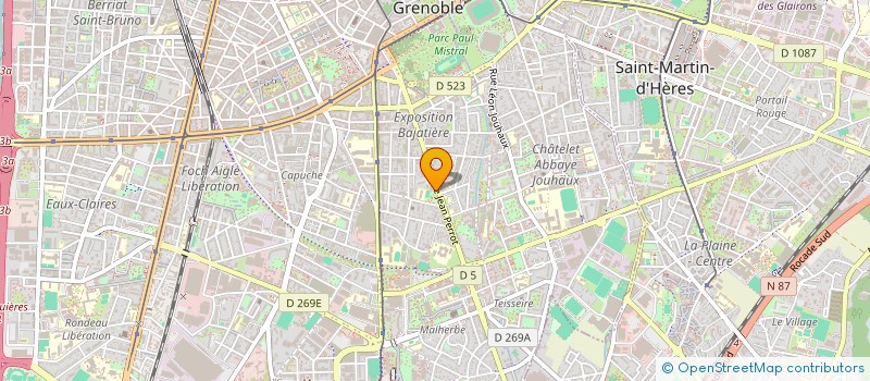 localisation de l'entreprise MONSIEUR GEOFFREY GORVIEN à GRENOBLE