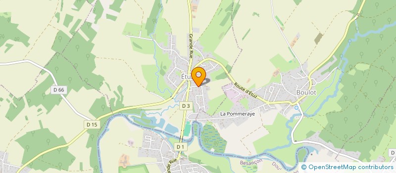 localisation de l'entreprise MONSIEUR GEOFFREY GOUDET  ETUZ