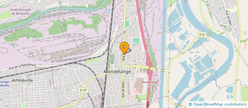 localisation de l'entreprise MONSIEUR GEOFFREY GOUSSEN  MONDELANGE