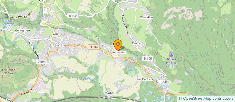 localisation de l'entreprise MONSIEUR GEOFFREY GRANGE  TALISSIEU