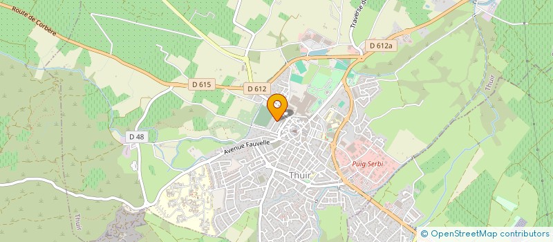 localisation de l'entreprise MONSIEUR GEOFFREY GRASSI  THUIR