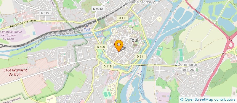 localisation de l'entreprise MONSIEUR GEOFFREY GROS  DOMMARTIN-LES-TOUL