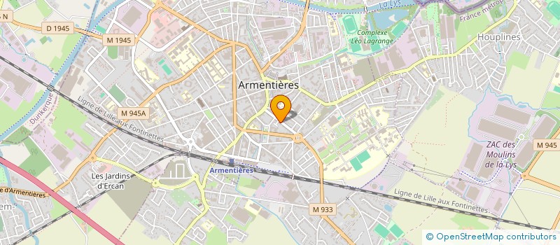 localisation de l'entreprise MONSIEUR GEOFFREY GRUSON à ARMENTIERES