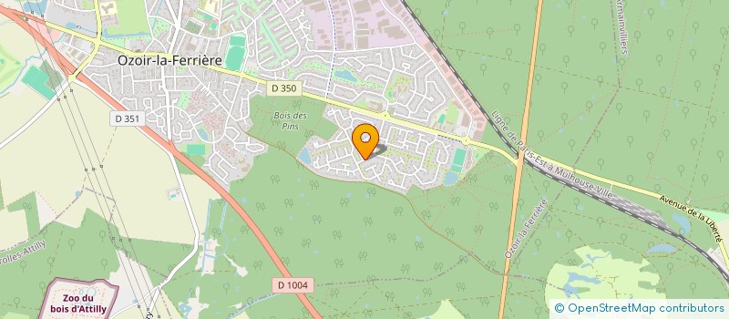 localisation de l'entreprise MONSIEUR GEOFFREY GUELTON  OZOIR-LA-FERRIERE