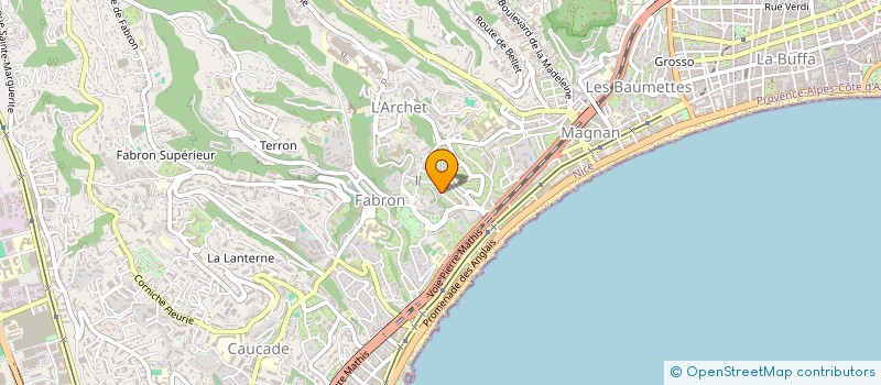 localisation de l'entreprise MONSIEUR GEOFFREY GUITTON  GRASSE