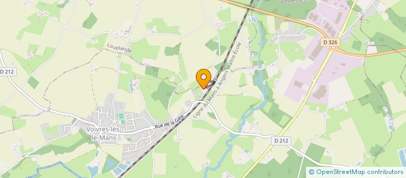 localisation de l'entreprise MONSIEUR GEOFFREY GUY  VOIVRES-LES-LE-MANS