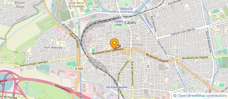 localisation de l'entreprise MONSIEUR GEOFFREY HAMY  CALAIS