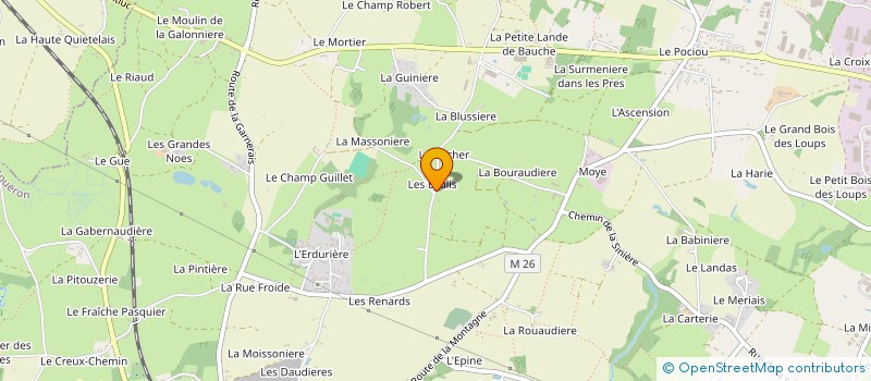 localisation de l'entreprise MONSIEUR GEOFFREY HELLEC à COUERON