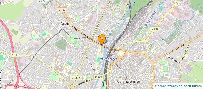 localisation de l'entreprise MONSIEUR GEOFFREY HENAUX à VALENCIENNES
