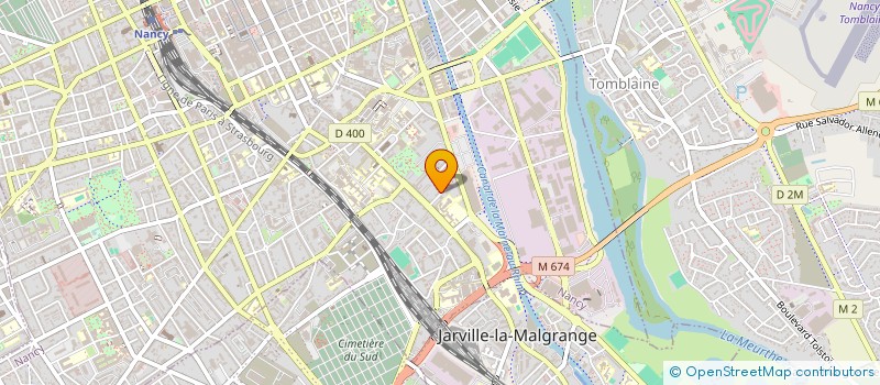 localisation de l'entreprise MONSIEUR GEOFFREY HENRY  NANCY