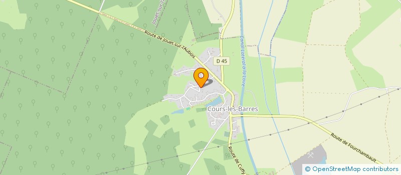 localisation de l'entreprise MONSIEUR GEOFFREY HERMANVILLE  COURS-LES-BARRES