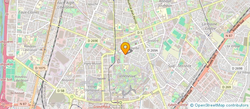 localisation de l'entreprise MONSIEUR GEOFFREY HERNANDEZ  GRENOBLE