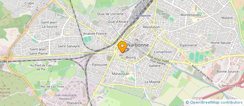 localisation de l'entreprise MONSIEUR GEOFFREY HEUCHENNE  NARBONNE