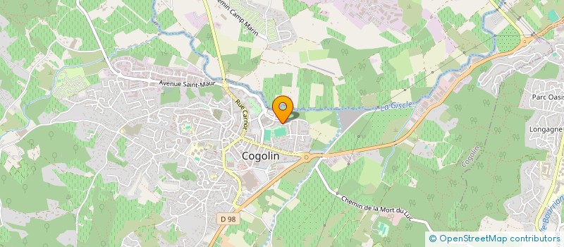 localisation de l'entreprise MONSIEUR GEOFFREY HEYER à COGOLIN