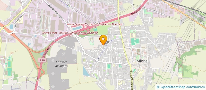 localisation de l'entreprise MONSIEUR GEOFFREY HOARAU  MIONS