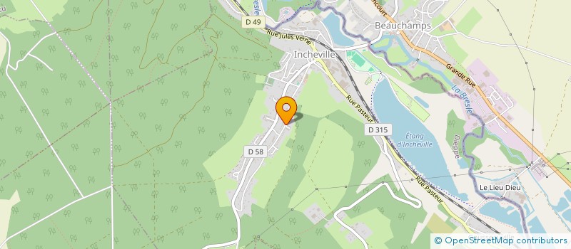 localisation de l'entreprise MONSIEUR GEOFFREY HORVILLE  INCHEVILLE