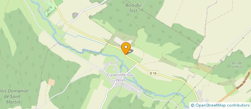 localisation de l'entreprise MONSIEUR GEOFFREY HOULE  CUVERVILLE-SUR-YERES