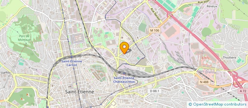 localisation de l'entreprise MONSIEUR GEOFFREY JACOB  SAINT-ETIENNE