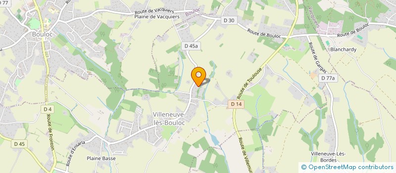 localisation de l'entreprise MONSIEUR GEOFFREY JACQUEL  VILLENEUVE-LES-BOULOC