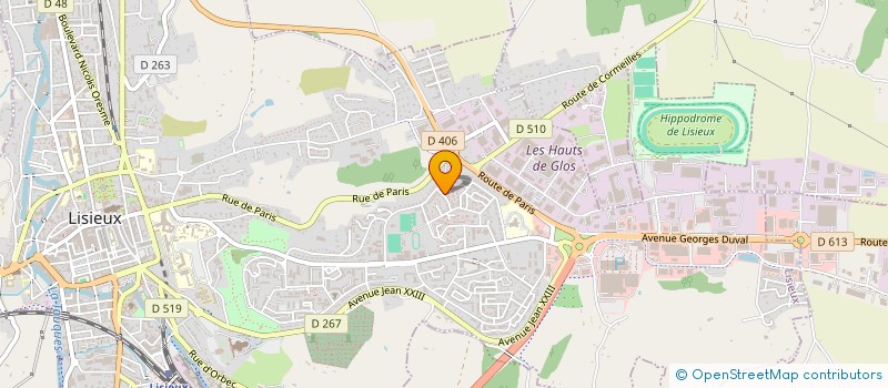 localisation de l'entreprise MONSIEUR GEOFFREY JENVRAIN à LISIEUX