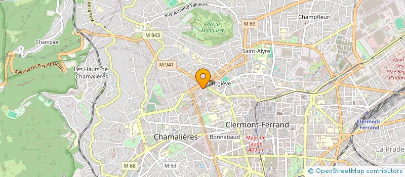 localisation de l'entreprise MONSIEUR GEOFFREY JUAREZ  CLERMONT-FERRAND