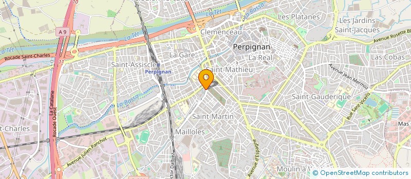 localisation de l'entreprise MONSIEUR GEOFFREY JULBE  PERPIGNAN