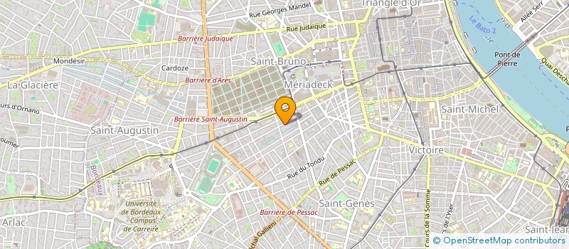 localisation de l'entreprise MONSIEUR GEOFFREY KLEIN  BORDEAUX