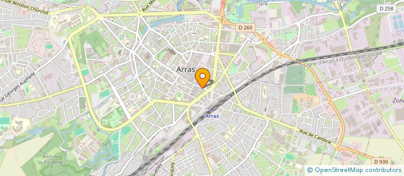 localisation de l'entreprise MONSIEUR GEOFFREY KONDOGBIA  ARRAS