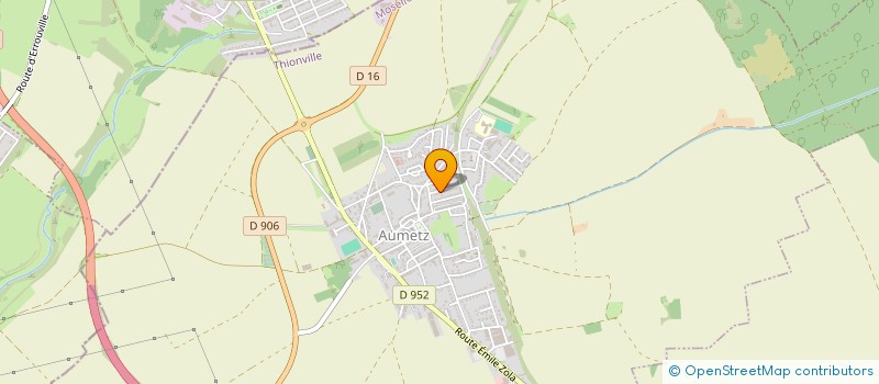 localisation de l'entreprise MONSIEUR GEOFFREY KRETZ  AUMETZ