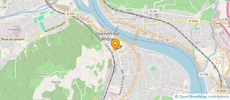 localisation de l'entreprise MONSIEUR GEOFFREY LADREYT-ARTERO à TOURNON-SUR-RHONE