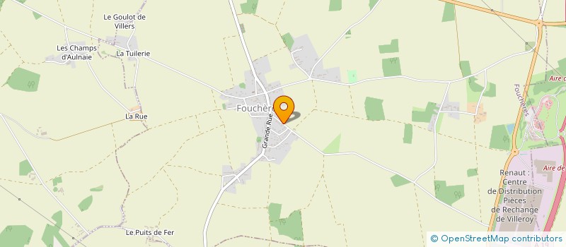 localisation de l'entreprise MONSIEUR GEOFFREY LANGLOIS  FOUCHERES