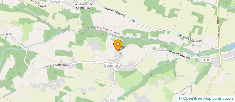 localisation de l'entreprise MONSIEUR GEOFFREY LAPORTE à BEAUFORT
