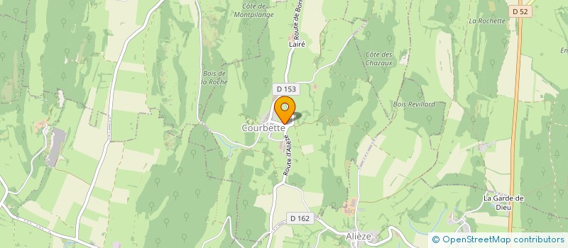 localisation de l'entreprise MONSIEUR GEOFFREY LAPORTE  COURBETTE