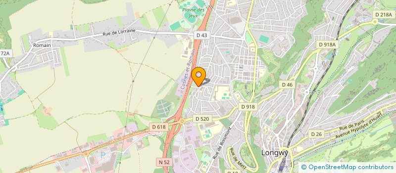 localisation de l'entreprise MONSIEUR GEOFFREY LARTILLOT à LONGWY