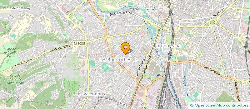 localisation de l'entreprise MONSIEUR GEOFFREY LAURENT à DIJON