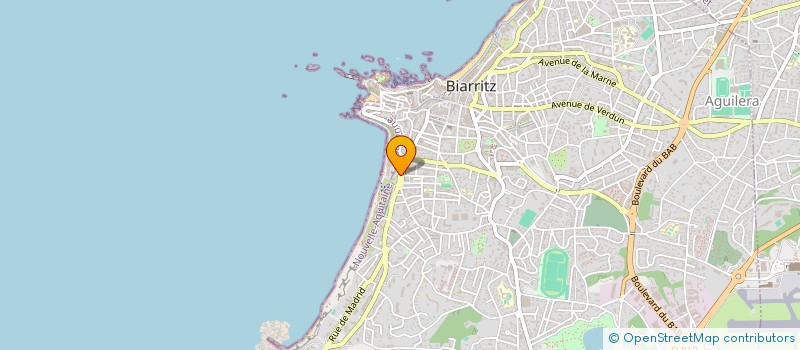 localisation de l'entreprise MONSIEUR GEOFFREY LE BLAN à BIARRITZ