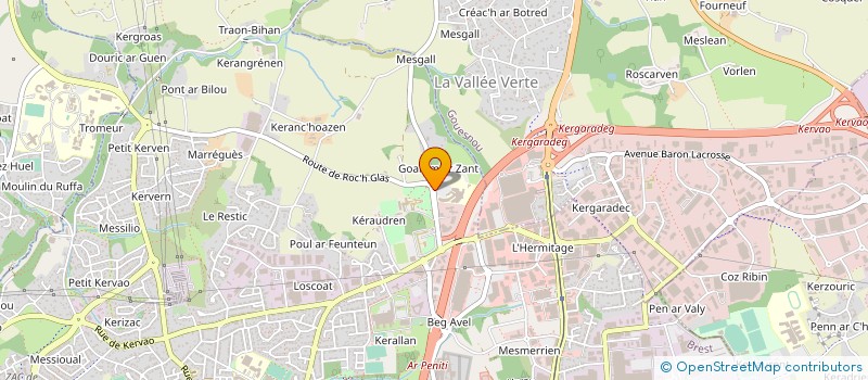 localisation de l'entreprise MONSIEUR GEOFFREY LE BRIS à BREST