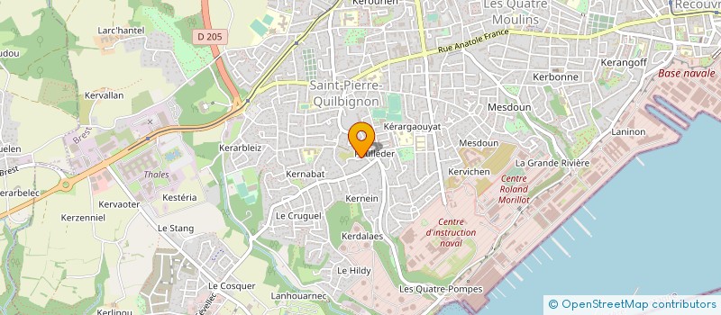 localisation de l'entreprise MONSIEUR GEOFFREY LE GOFF à BREST