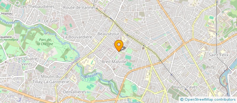 localisation de l'entreprise MONSIEUR GEOFFREY LEFEVRE à NANTES