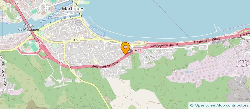 localisation de l'entreprise MONSIEUR GEOFFREY LEFEVRE  MARTIGUES