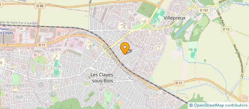 localisation de l'entreprise MONSIEUR GEOFFREY LEGO à LES CLAYES-SOUS-BOIS