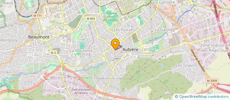 localisation de l'entreprise MONSIEUR GEOFFREY LELANDAIS  AUBIERE