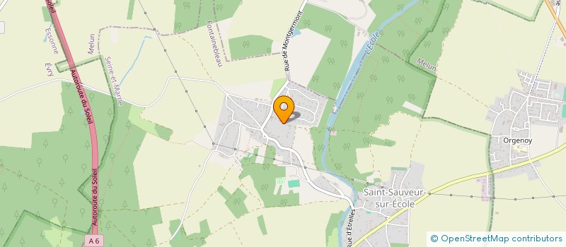 localisation de l'entreprise MONSIEUR GEOFFREY LELARGE  SAINT-SAUVEUR-SUR-ECOLE