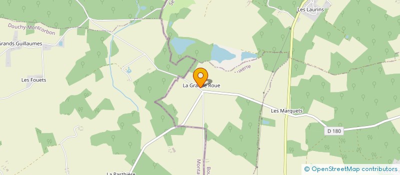 localisation de l'entreprise MONSIEUR GEOFFREY LEPAGE  CHARNY OREE DE PUISAYE