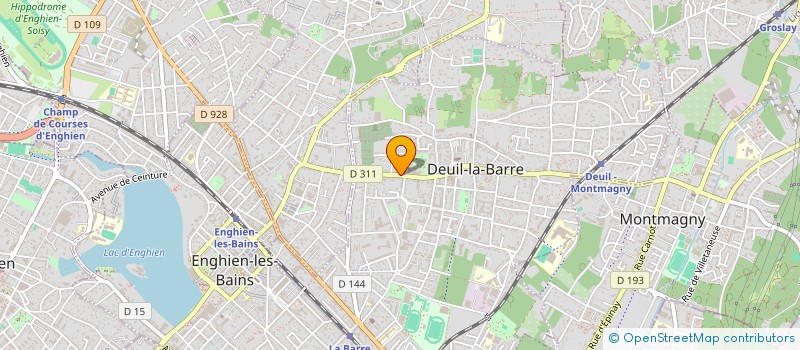 localisation de l'entreprise MONSIEUR GEOFFREY LERUS à DEUIL-LA-BARRE