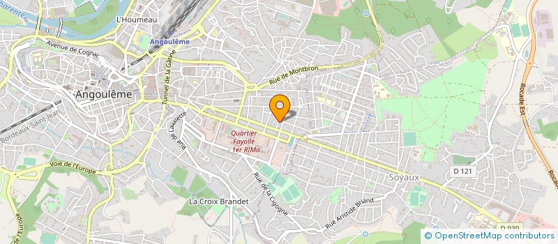 localisation de l'entreprise MONSIEUR GEOFFREY LETAC à ANGOULEME